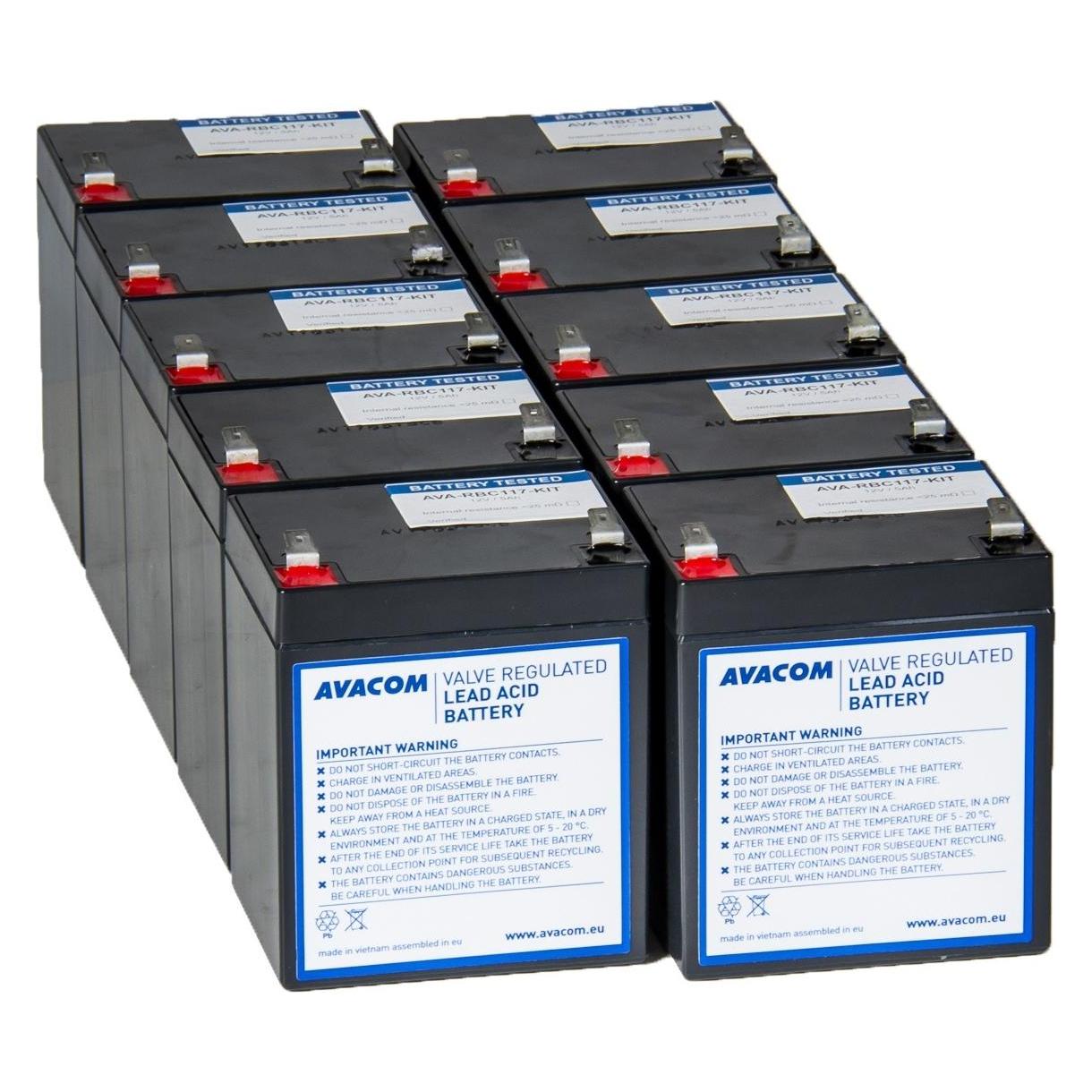 Avacom RBC117 - kit pro renovaci baterie (10ks bateri??) (AVA-RBC117-KIT)