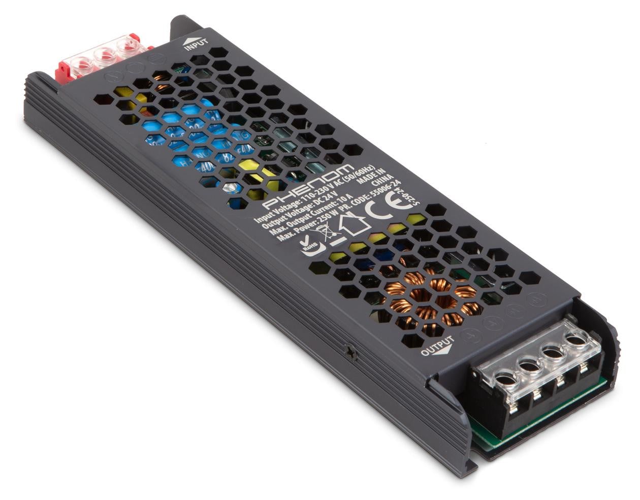 HomeShopXL LED-voeding Transformator 24V DC 10A 250W voor LED-strips en industriële toepassingen [55006-24]
