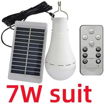 Uplifted Finds 7W 9W LED Solar Emergency Light   Remote Controlled Waterproof Outdoor Camping & Hiking Lantern 7w set
