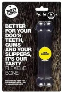 Tastybone Osso De Nylon Bone Flexível Ring Sabor Frango Large