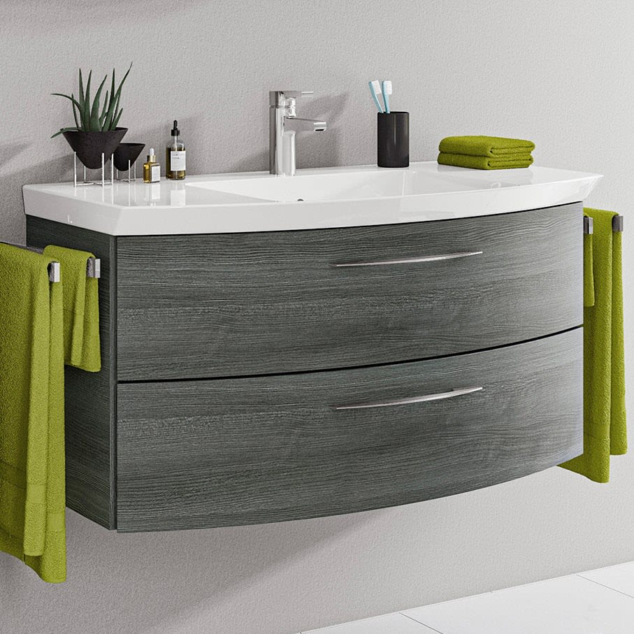 Pelipal Cassca Waschtischunterschrank 99 x 46,2 x 48 cm mit Griff C1, Badmöbel, CS-WTUSL02F422K401-C1-AN,