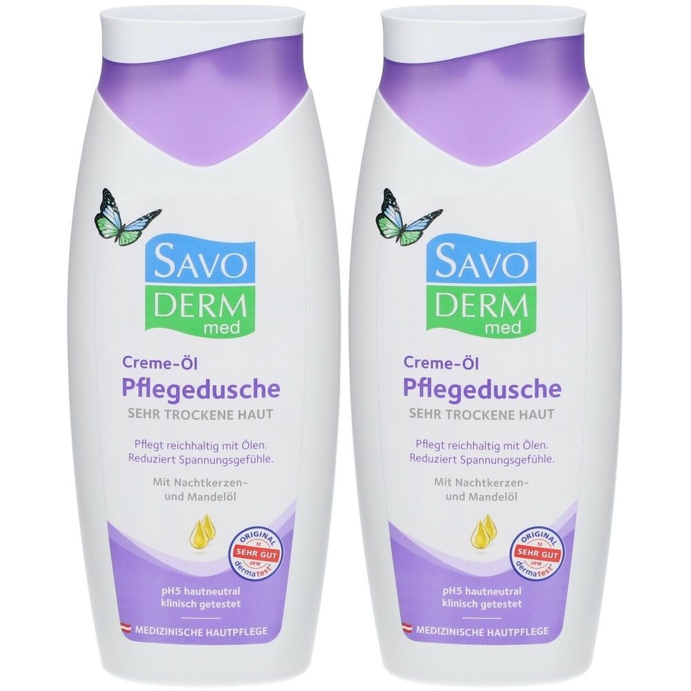 Savoderm CR OEL DU x2 2x400 ml Duschgel