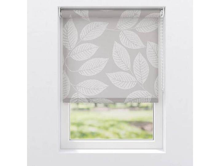 Rollo, Beige, Kunststoff, Blume, 120x190 cm, Heimtextilien, Vorhänge, Rollos, Rollos