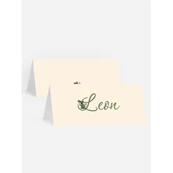 Tischkarten Taufe selbst gestalten mit Spruch und Fotos im Onlinedesigner bei Meine-Kartenmanufaktur.de