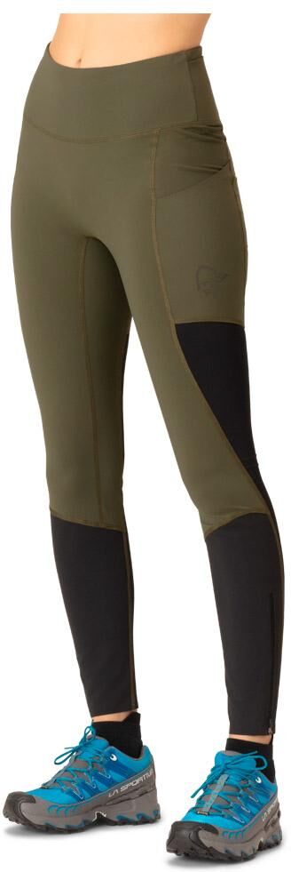 Norrona  - senja equaliser stretch Tights W's Olive Night - Caviar - XS - Collant de trail