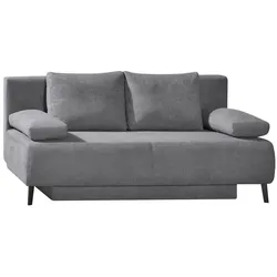 Schlafsofa Damy Stoff Grau
