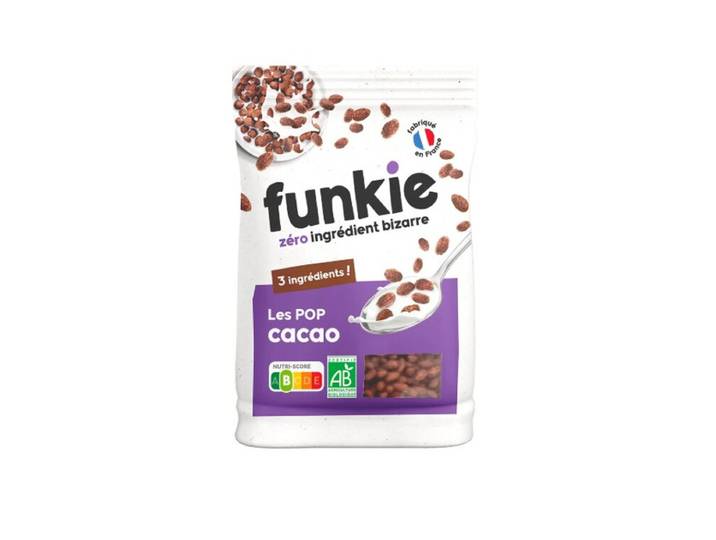 FUNKIE Céréales biologiques POP cacao - 300 g