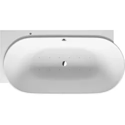 Duravit Luv Whirlpool, Ecke links, 2 Rückenschrägen, nahtlose Verkleidung, Ab- und Überlaufgarnitur, Air-System, 1850x950mm, 760431000AS0000