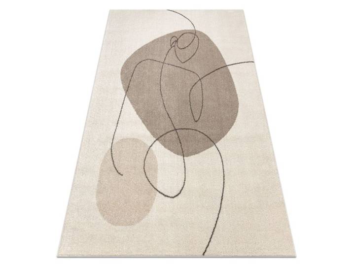 Tapis FUSION 8299 crème / beige - Géométrique moderne abstrait - 140x190 cm