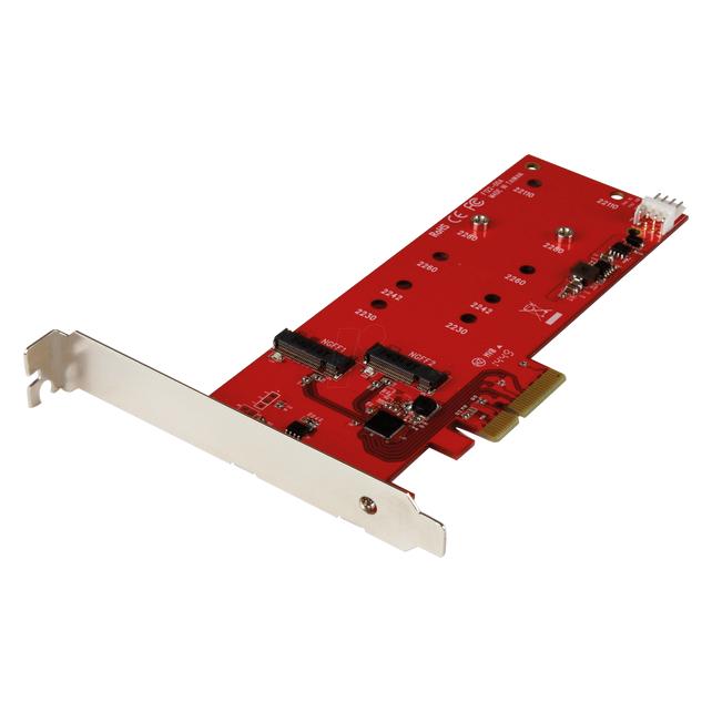StarTech 2X M.2 SSD CONTROLLER - PCIE (PEX2M2)