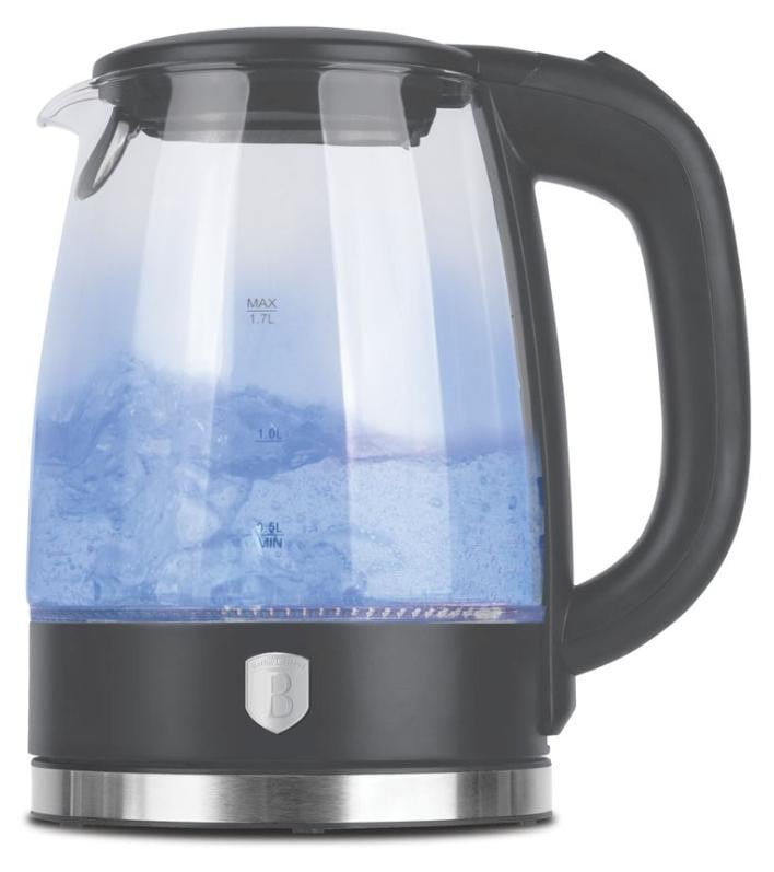 BerlingerHaus Elektrische waterkoker BH-9815 glas Antraciet 1-7 L