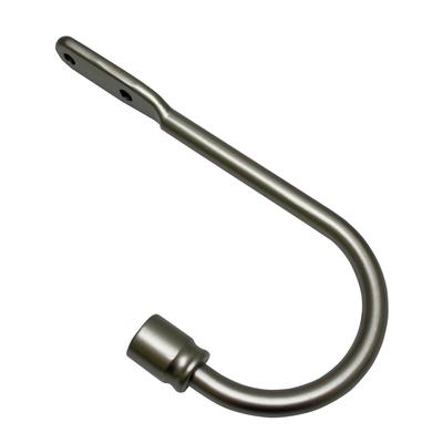 Raffspange GARDINIA "Raffbügel", silber (edelstahl, optik), Metall, Raffhalter, kombinierbar