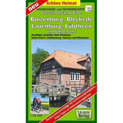 Radwander- und Wanderkarte Flusslandschaft Elbe, Boizenburg/Elbe, Bleckede, Dahlenburg und Umgebung, Sonstige von Verlag Barthel, Barthel, A,