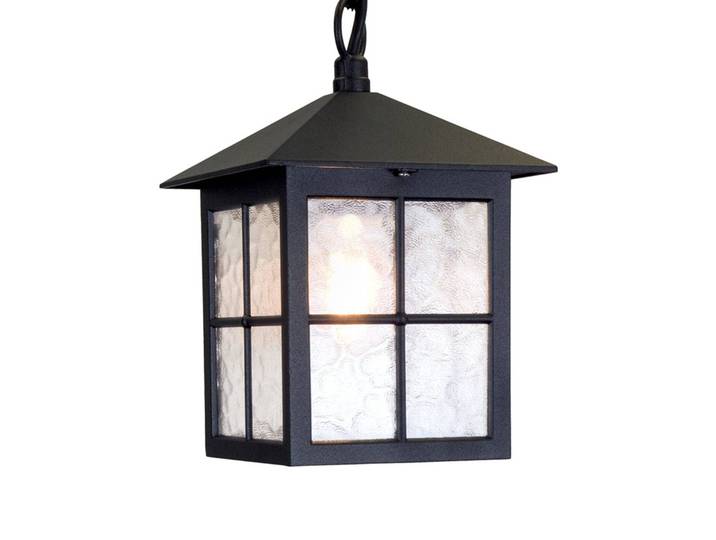 Elstead Außen-Hängeleuchte Winchester BL18B BL18B, dimmbar, schwarz, Metall, Antik
