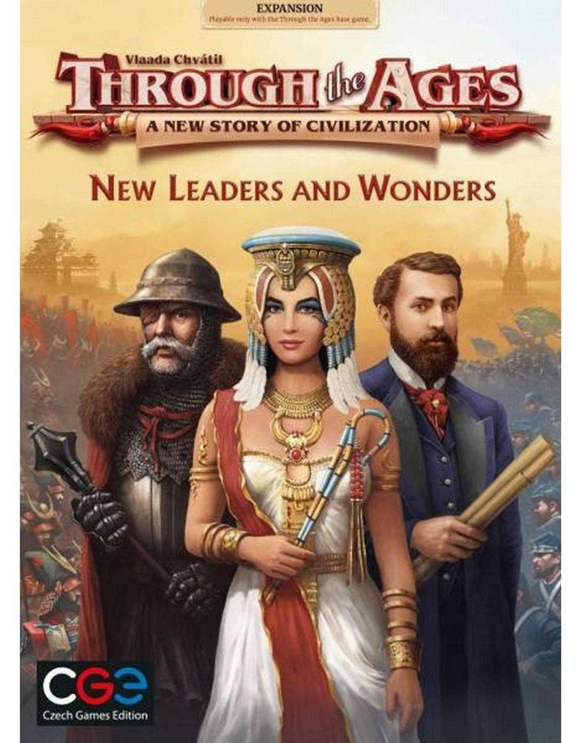 Asmodee: Through the Ages - Nieuwe Leiders & Wonderen Bordspel