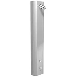 Schell Linus Vorwand-Duschpaneel 008230899 Thermostat, Desinfektion, Aerosolarm, Alu-eloxiert