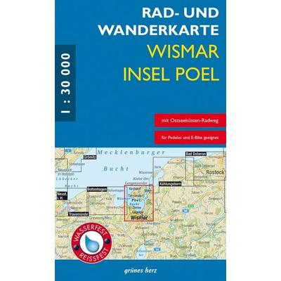 Rad- und Wanderkarte Wismar, Insel Poel, Sonstige von , Grünes Herz, 978-3-86636-247-5