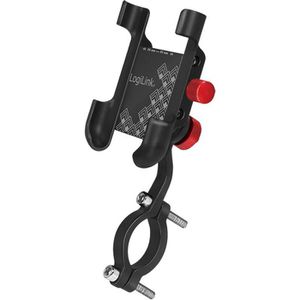 LogiLink Handyhalterung AA0148, für Fahrrad und Motorrad, mit Gelenk, für Lenker