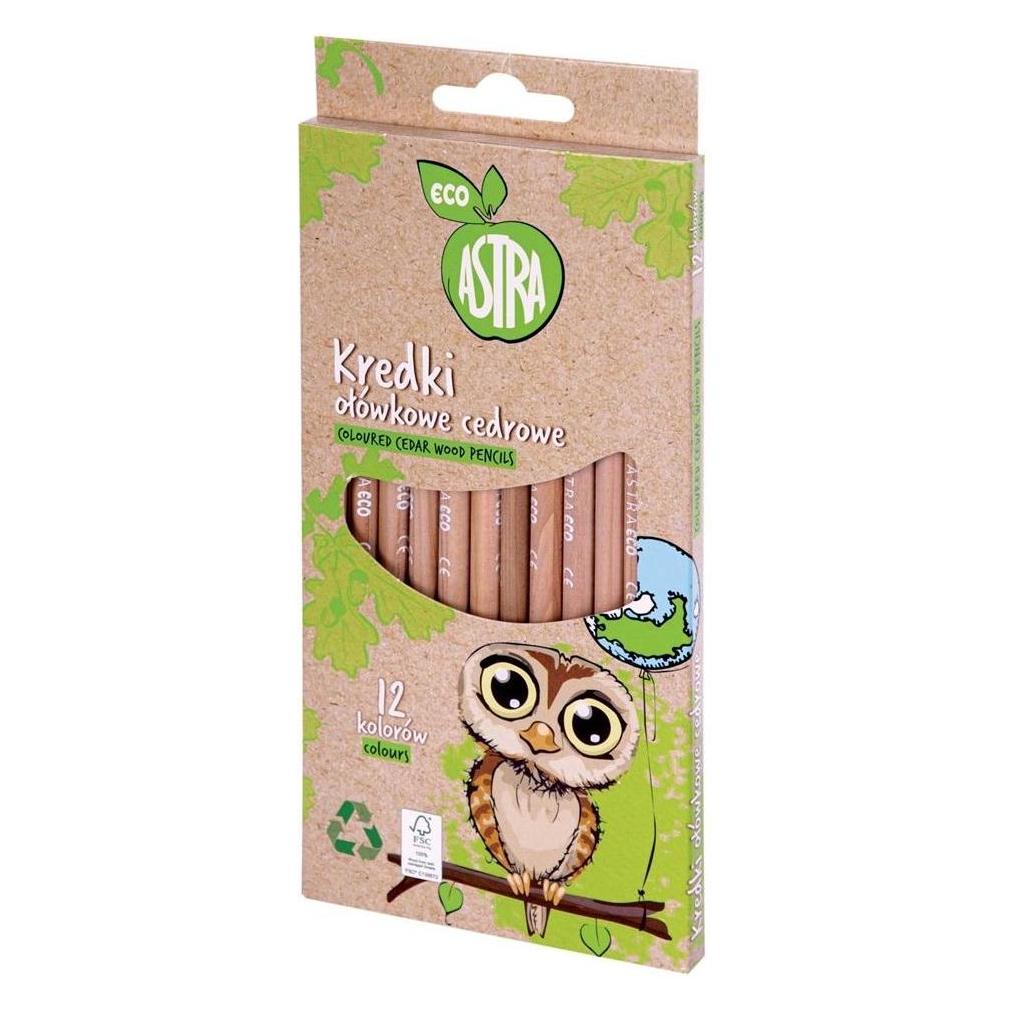Astra Runde Zedernholzstifte ECO 12 Farben (12x) (46185911)