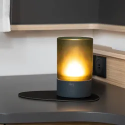 Silwy Magnet-Windlicht mit Nano-Gel-Platzset 1 Watt grün