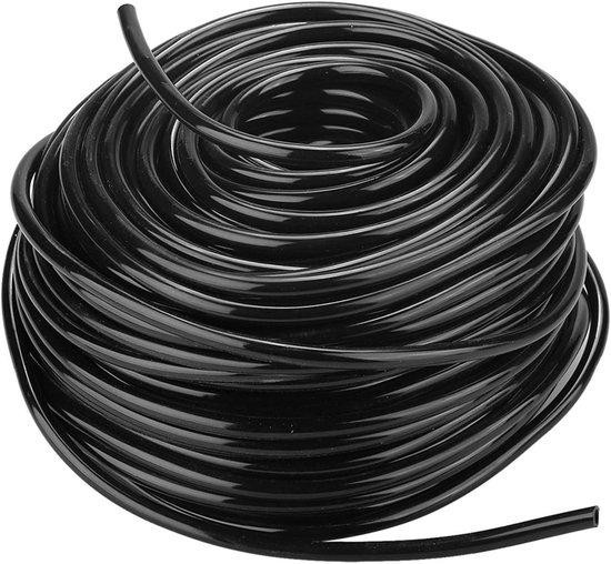 Zwarte PVC tuinslang voor irrigatie, 50 meter