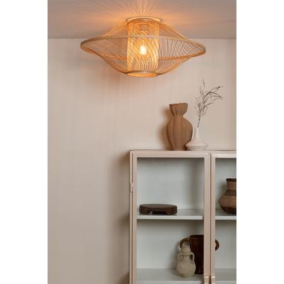 GOOD & MOJO Deckenleuchte "MAUI", beige (natur), 1, Ø 70cm H: 32cm, Leuchten, Deckenleuchte
