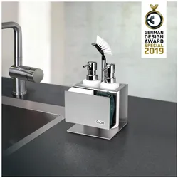 Enjoy design Cube Premium, Abtropfgestell, Silber