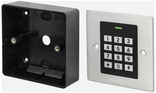 Sygonix SY-6097866 Code-Tastatur mit RFID Unterputz 12 V/DC, 18 V/DC IP66
