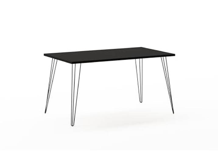 Schildmeyer Hank 701973 Bureau\, Noir Mat\, 140 x 80 x 74 cm
