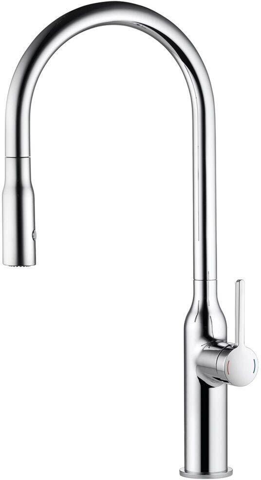 KWC SIN Single lever sink mixer with pull-out shower, low pressure 10.265.002.000FL