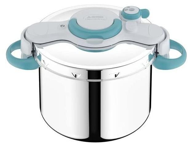 SEB ClipsoMinut' Easy+ snelkookpan, 9 liter, Blauw, Roestvrij staal