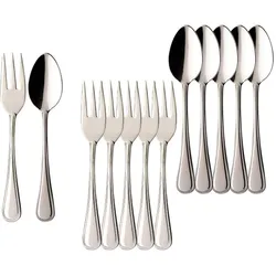 Villeroy & Boch Neufaden Merlemont Kaffeebesteck Bundle, Besteck, Silber