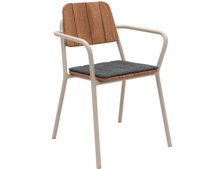 SACKit Sitzkissen Kirra schwarz holz, olefin B 39 T 39 cm