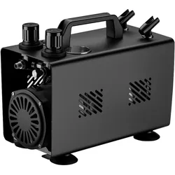 Wiltec, Kompressor, Airbrush Kompressor AS18TA 1/6PS Luftkompressor 20-23l/min Pistole Design (1 l, 3 Bar)