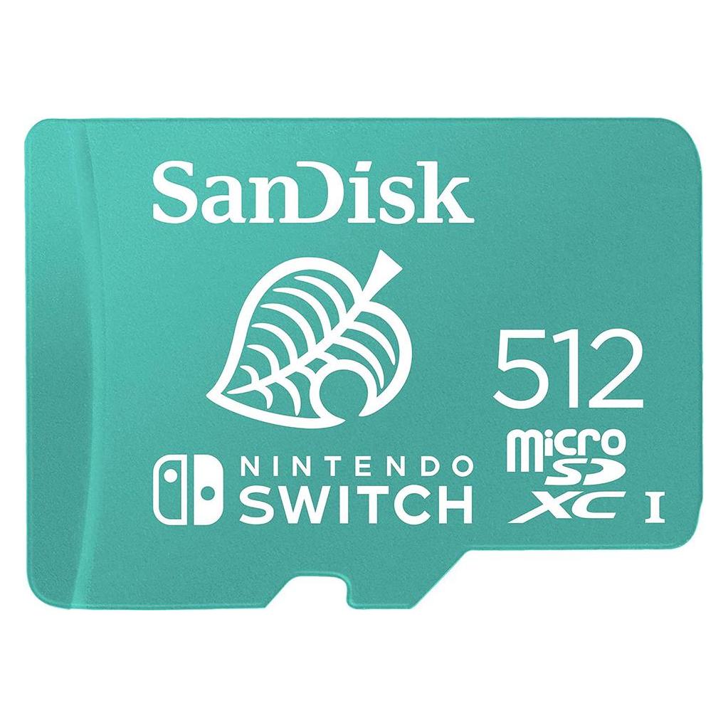 Sandisk Nintendo Switch Card (512 GB, microSDXC, U1, UHS-I) (SDSQXAO-512G-GNCZN)