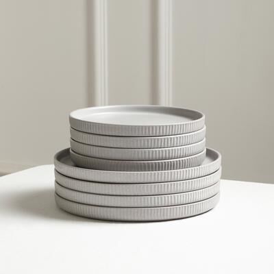 Stone Lain Haven Stoneware Dinner Plate Set