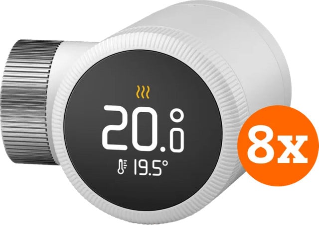 Tado Slimme Radiatorknop X 8-Pack uitbreiding
