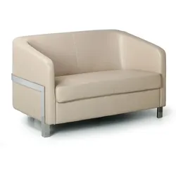 Sofa BULLDOG, 2 Sitzflächen, beige
