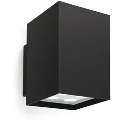 LEDS C4 LED Außenwandleuchte AFRODITA POWER LED, IP55 IK04, Up / Down, UGR <16, schaltbar, 21.6W, 3000K, Schwarz LEDS-05-9773-60-37