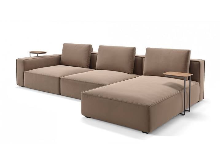 Stoff Ecksofa SELVA Wohnlandschaft Designsofa Eckcouch