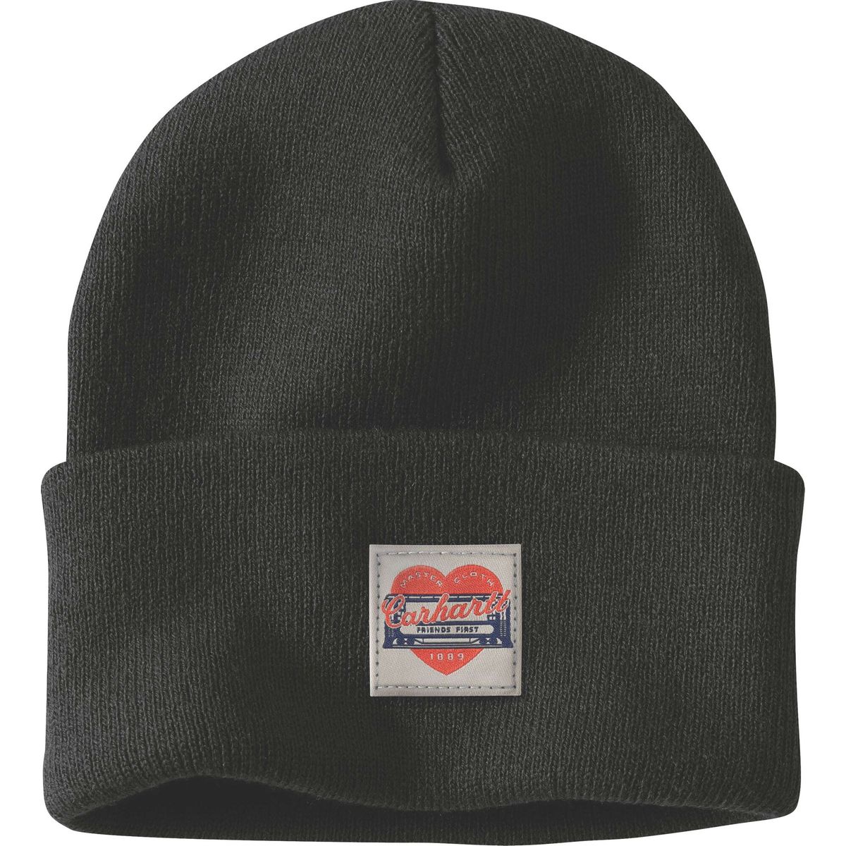 Carhartt Knit Heart Patch Beanie black (N04) OS 107409-N04OS