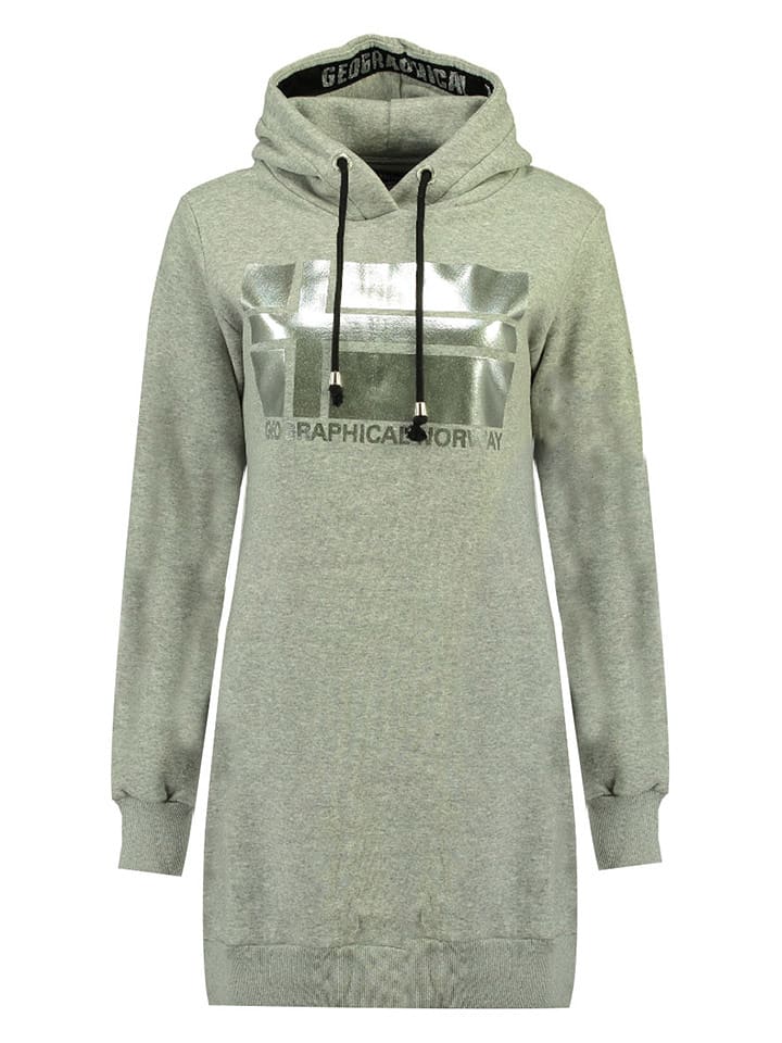 Geographical Norway Sweatkleid in Grau - XXL