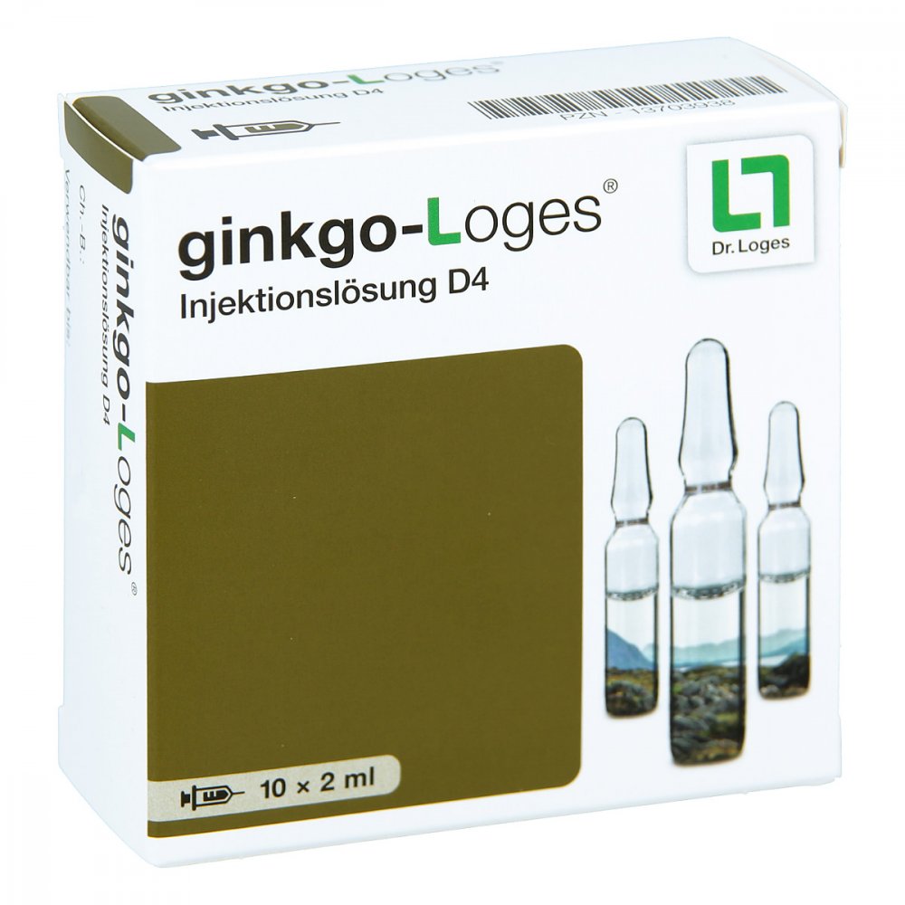 Dr. Loges + Co. GmbH Ginkgo-Loges Injektionslösung D4 Ampullen 13703938