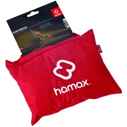 HAMAX Kindersitz Regenschutz Poncho für das Fahrrad rot