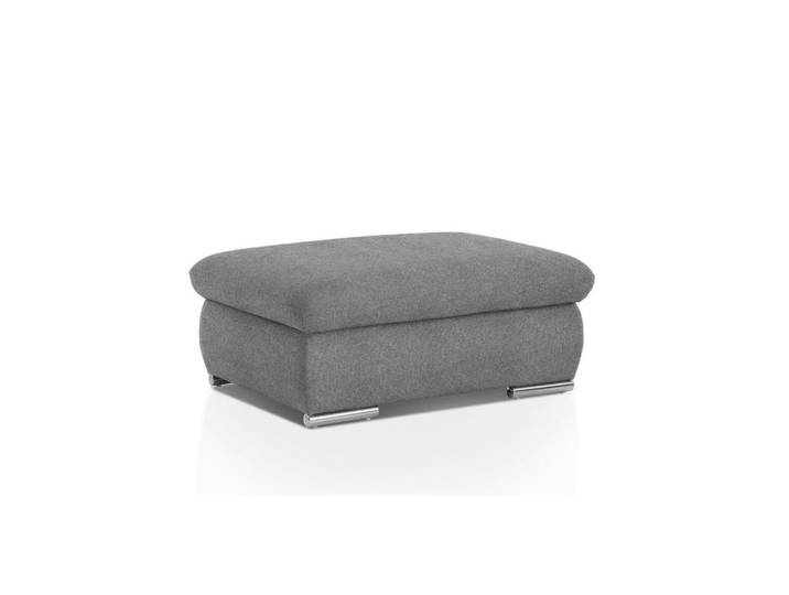 Livetastic Hocker, Dunkelgrau, Metall, rechteckig, 101x45x74 cm, Made in EU, Stauraum, Wohnzimmer, Hocker, Sitzhocker