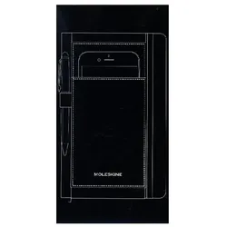 Moleskine, Heft + Block, klassisches Utensilienband Large, Schwarz (Harter Einband)