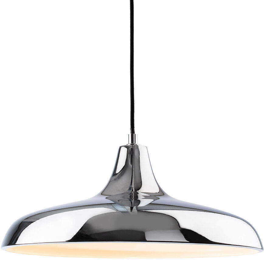 Firstlight 1 - Light Dome Pendant Chrome 19.5cm H X 40cm W X 40cm D