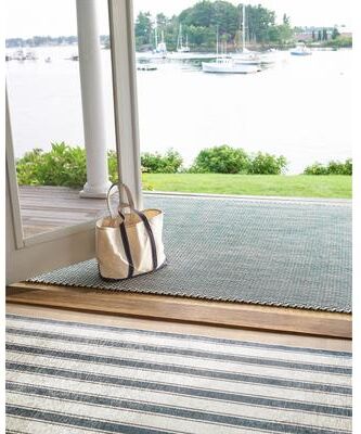 Annie Selke Dash & Albert Awning Stripe Machine Washable Rug