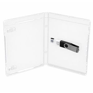 MediaRange USB-Stick-Box BOX905, transparent, für 1 USB-Stick, Kunststoff