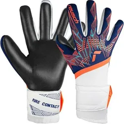 REUSCH Kinder Torwarthandschuhe Pure Contact Gold Junior, Größe 5,5 in Blau Blau